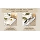 preview thumbnail 13 of 15, Full Size Wooden Platform Bed Frame with Trundle Bed and 2 Drawers