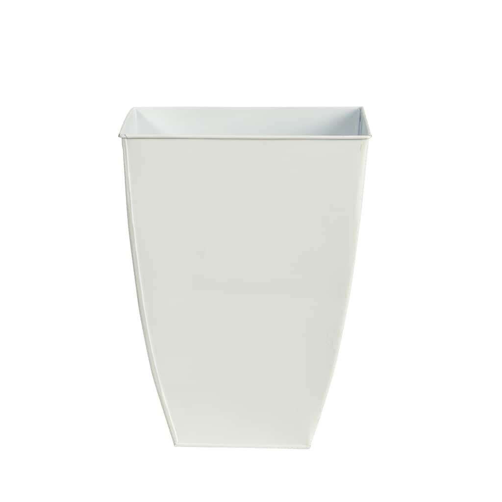 15" Square Tin Planter