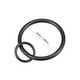 preview thumbnail 3 of 1, Curtain Ring Metal 32mm Inner Dia Drapery Ring for Curtain Rods 14 Pcs