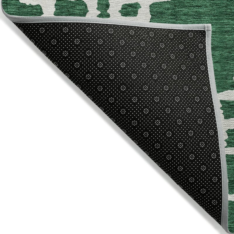 Machine Washable Indoor/ Outdoor Chantille Geo Trellis Rug