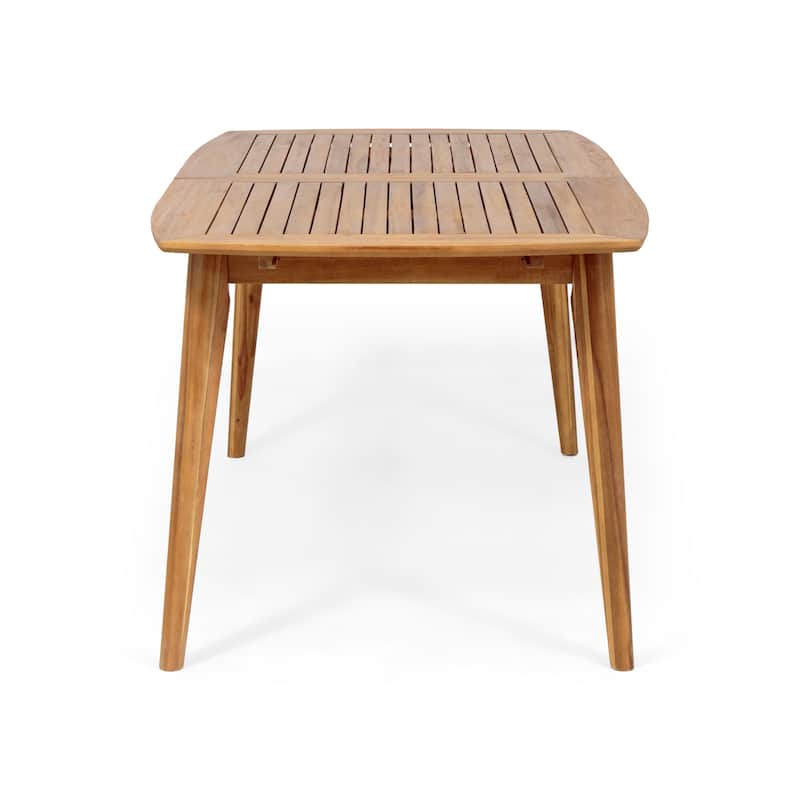 Christopher Knight Home- Lysander 7 Piece Acacia Wood Outdoor Dining Set