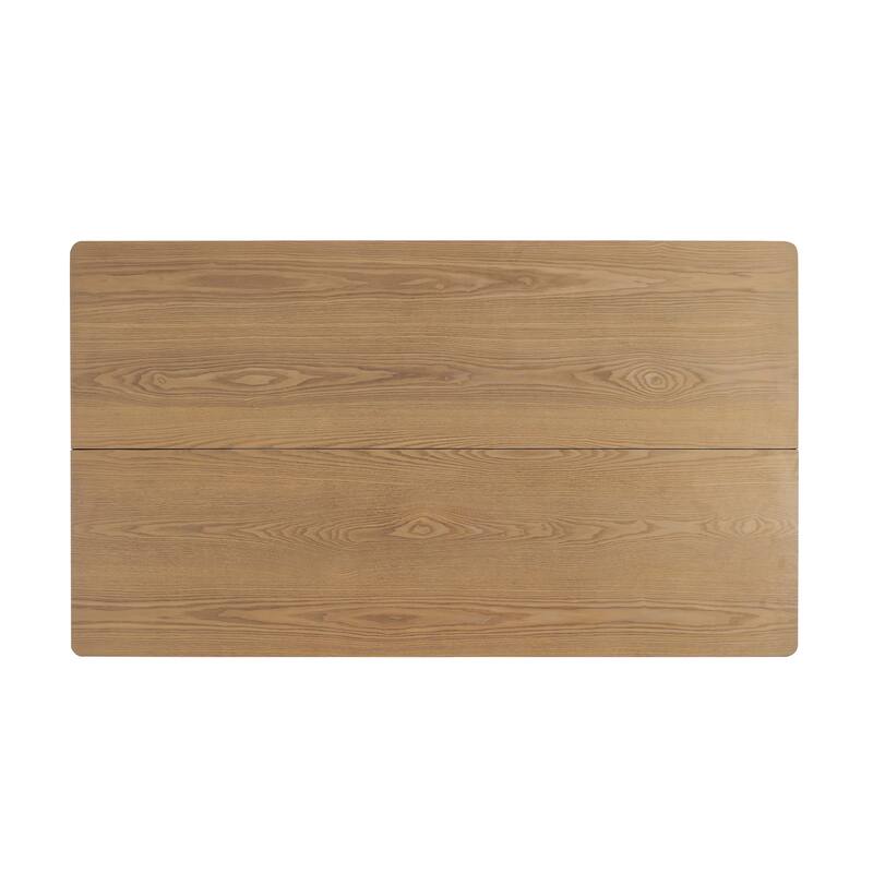 63" Rectangular Dining Table, 63"W x 35.5"D x 29.5"H, perfect for kitchens, dining rooms, and apartments