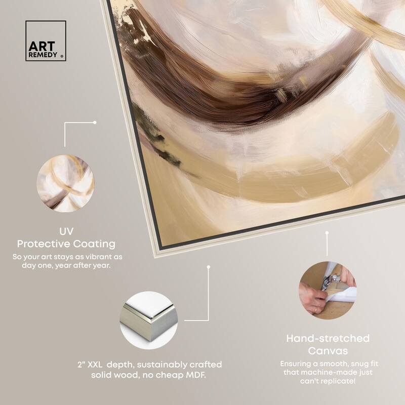 Dreamy Swirls III Canvas by Art Remedy