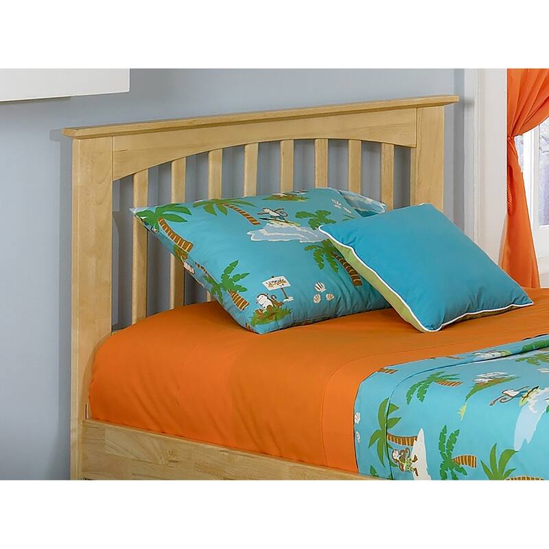 Mission Headboard with USB Charging Station