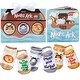 preview thumbnail 1 of 6, Noah's Ark 4-Piece Gift Set for Infants 0-12 Months, Includes Storybook and 3 Pairs of Animal Socks Noah