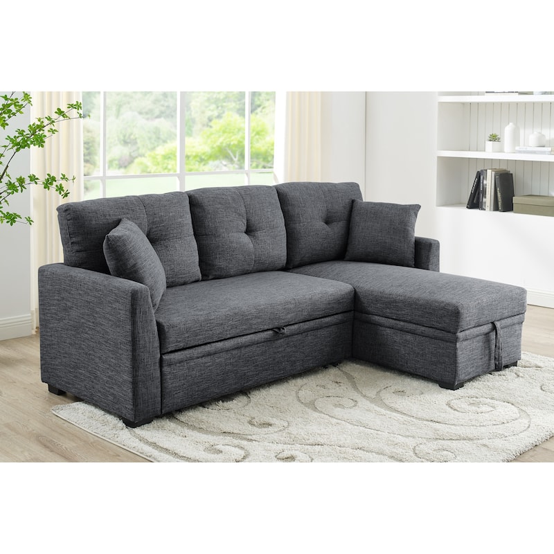 Modular Storage Sleeper Sofa - 54" D x 83" W x 35" H