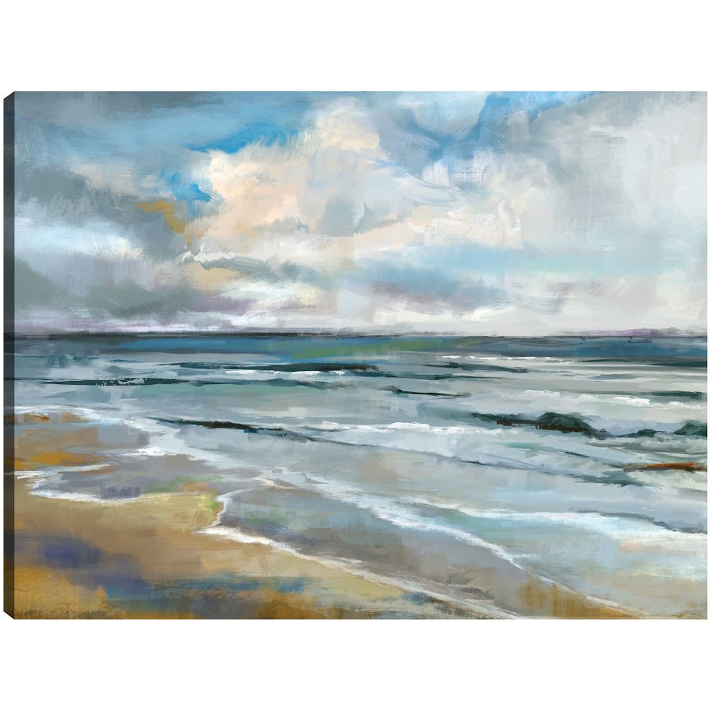 Autumn Beach By Studio Arts Canvas Art Print