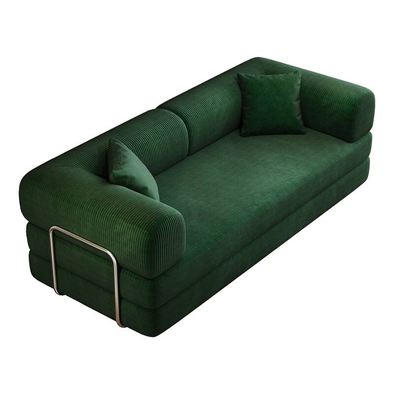 HOMYLIN 78.8" Compression Floor Sofa Bed, Convertible Foam Sofa
