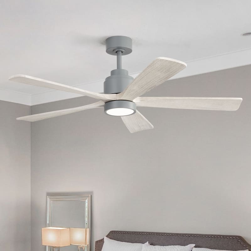 52 Inch Ceiling Fan with Light - Cement Grey