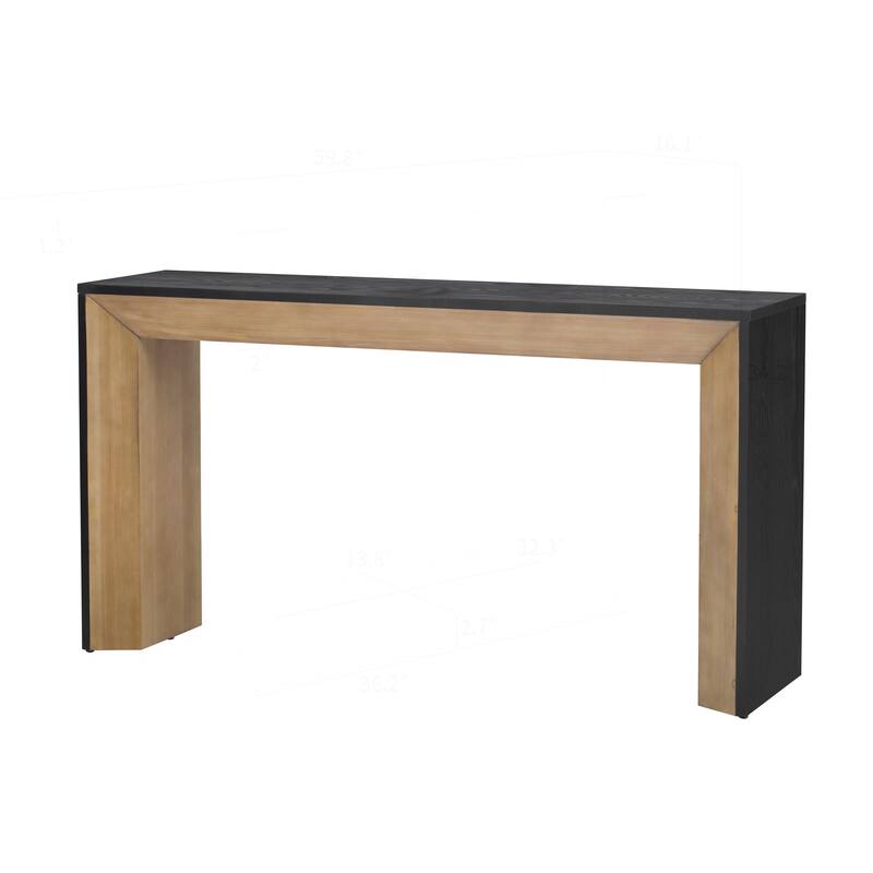 Versatile Elegant Console Table with Quality Wood Veneer