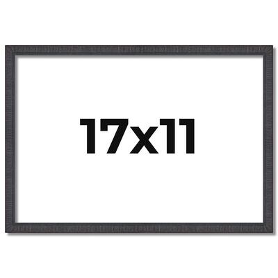 17x11 Frame Brown Picture Frame - Complete Modern Photo Frame Includes