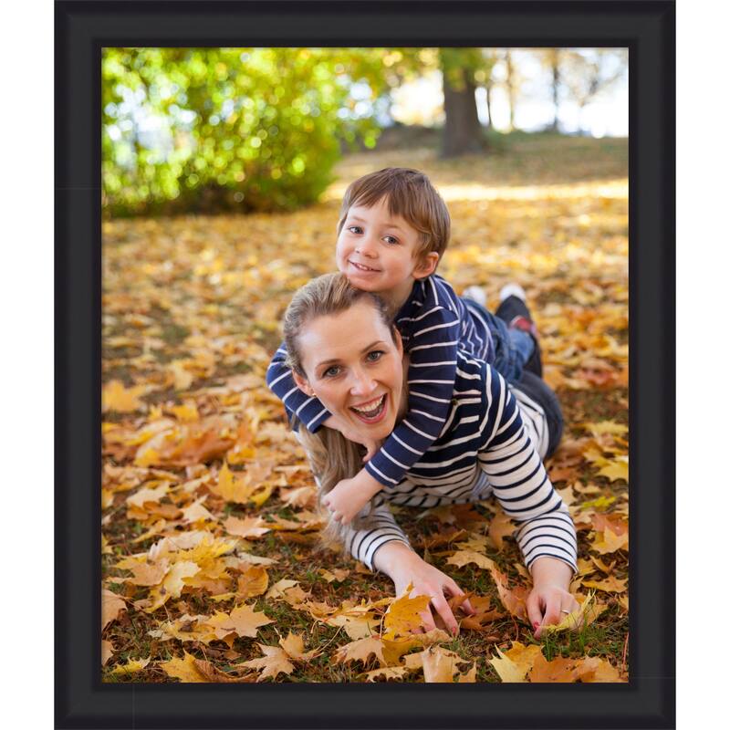 Oliver Narrow Framed Picture Frame, Photo Frame - 20x24 - Oliver Black Narrow