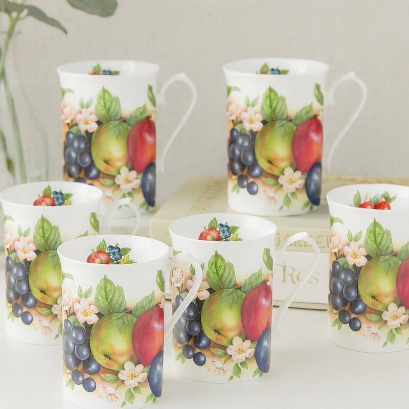Roy Kirkham Lancaster Mug - Orchard Fruits (Set of 6)