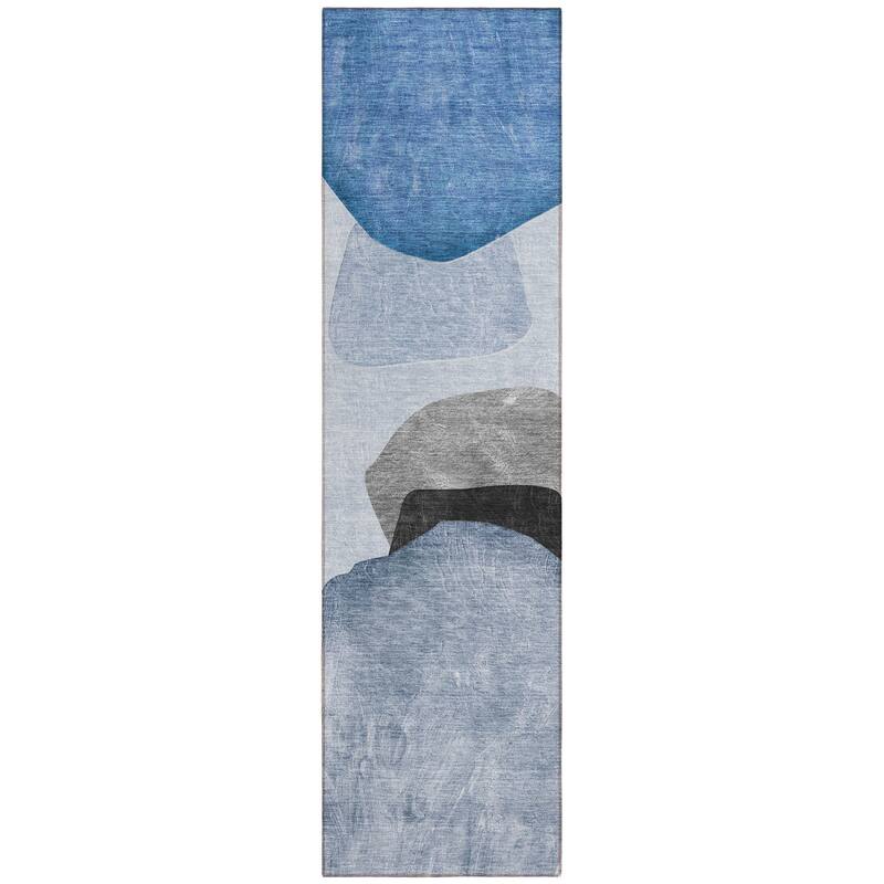 Almira Artistic Abstract Weather Resistant Timeless Fusion Outdoor Rug