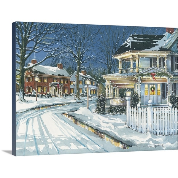 "Seasonal Lights" Canvas Wall Art