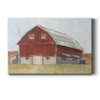Rustic Red Barn II Premium Gallery Wrapped Canvas - Ready to Hang