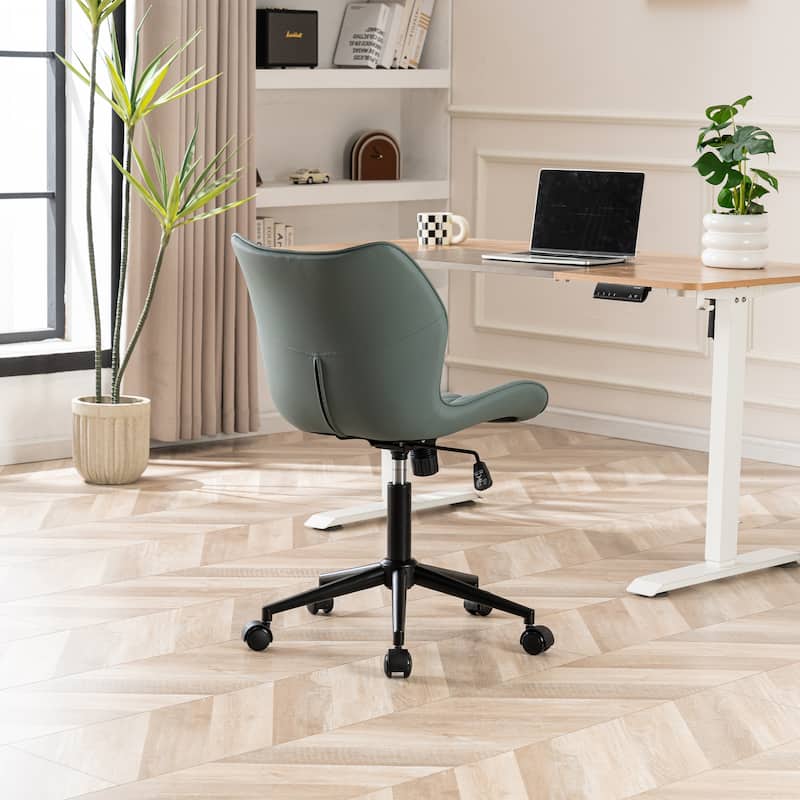 Swivel Armless Desk Chair Office Chairs Makeup Vanity Chair