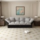 preview thumbnail 3 of 12, 74.8" Queen Pull Out Sofa Bed with Tufted Design and 2 Pillows