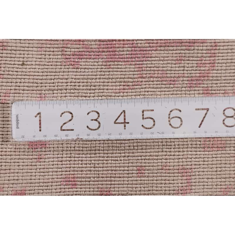 All-Over Abstract Modern Area Rug Handmade Wool Carpet - 6'6"x 9'9"