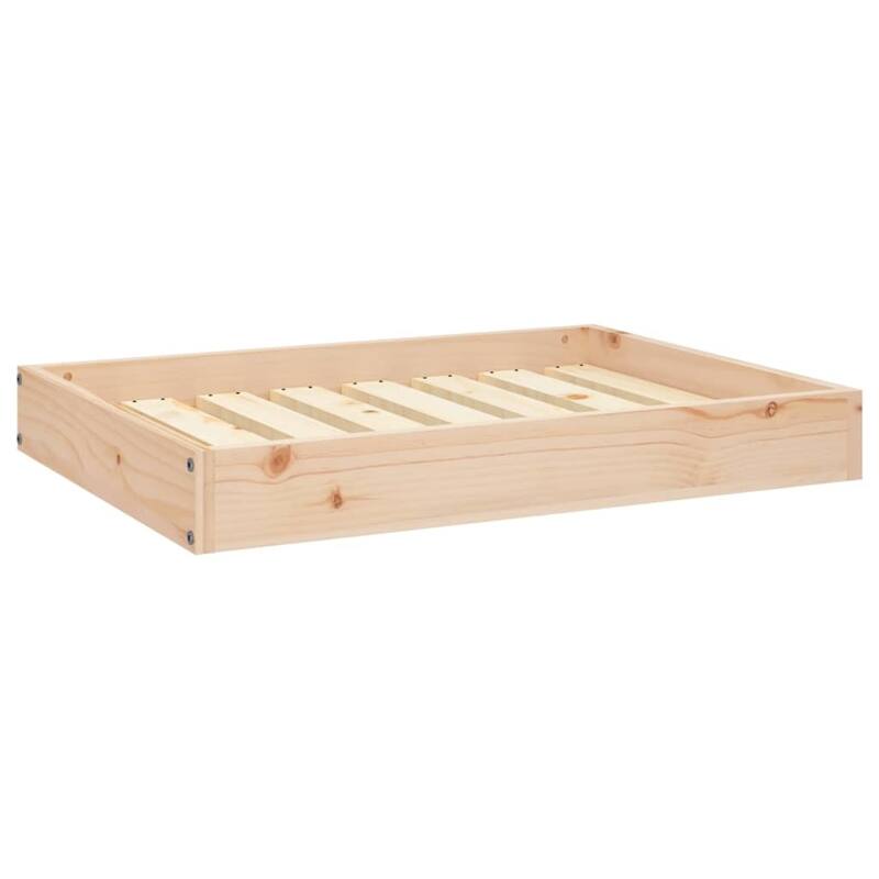 vidaXL Dog Bed Dog Sofa Bed Couch Pet Bed with Wooden Frame Solid Wood Pine - 28.1" x 21.3" x 3.5"