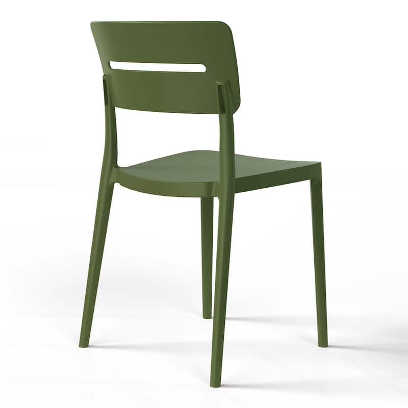 Frond and Form 4-Person Outdoor Square Dining Set