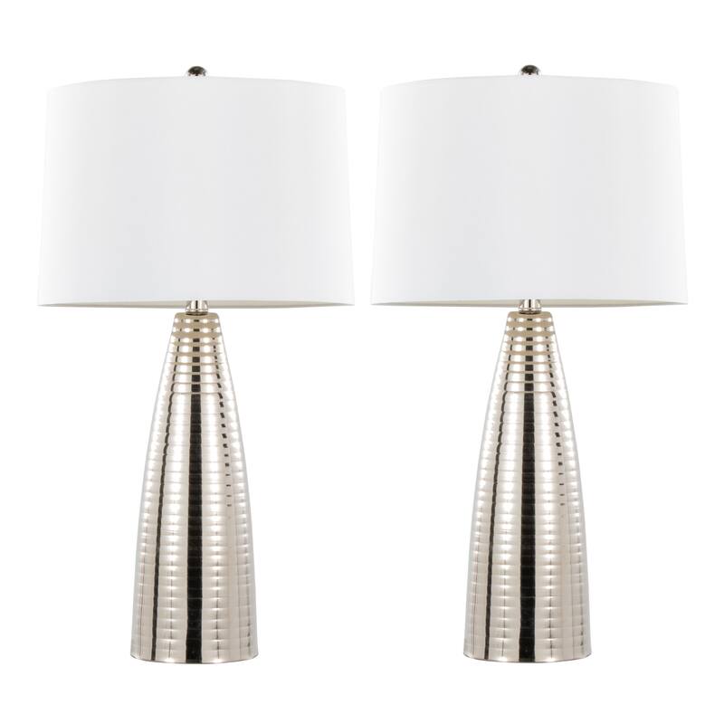 Porch & Den Maggie 27.75" Metal Table Lamp (Set of 2)