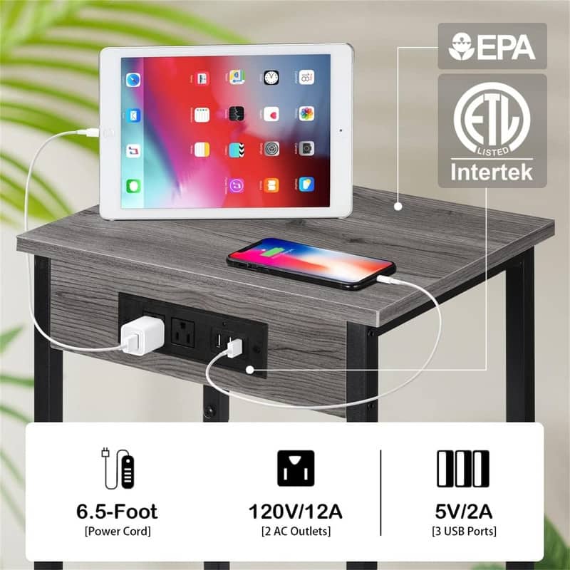 Nightstands with Charging Station