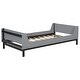 preview thumbnail 21 of 30, Twin Bed with Headboard Safeguards and Built-in Bed-end Book Storage Rack