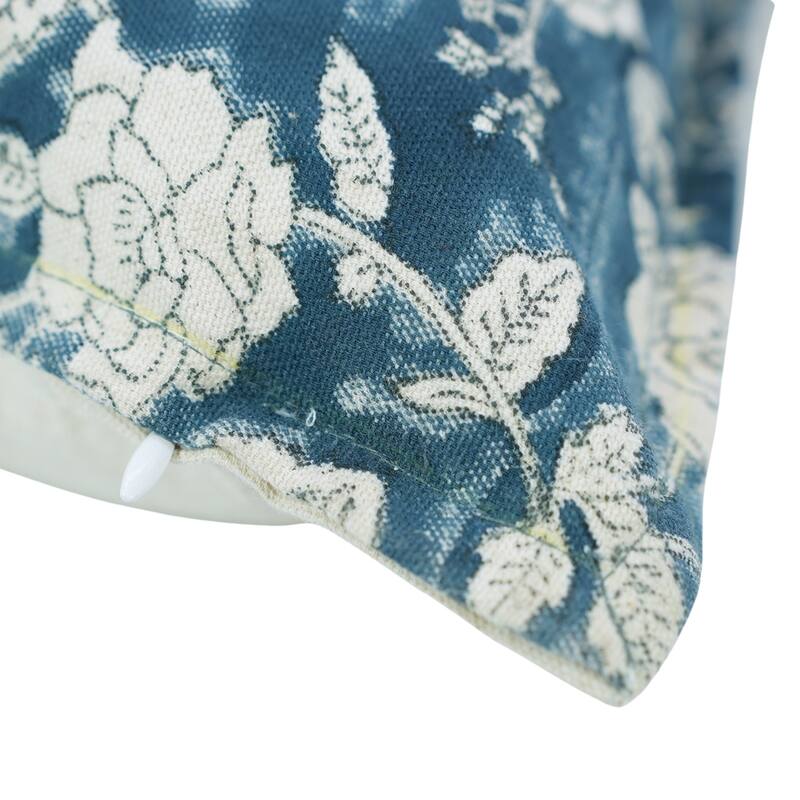 Fabdivine Handmade Block Print Cushion Cover Throw Home Décor Double Oxford Edges Pillow Case