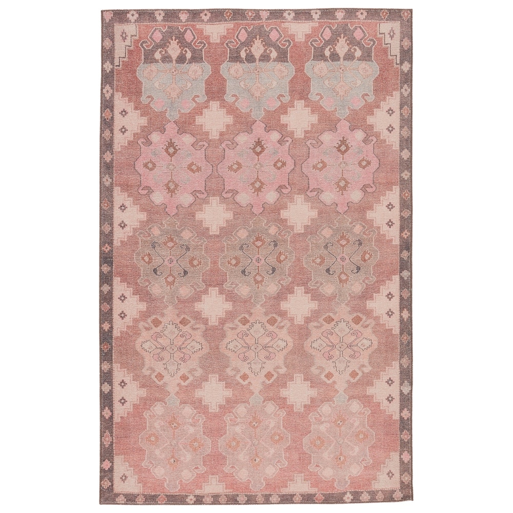 Chilton Medallion Pink/ Brown Area Rug