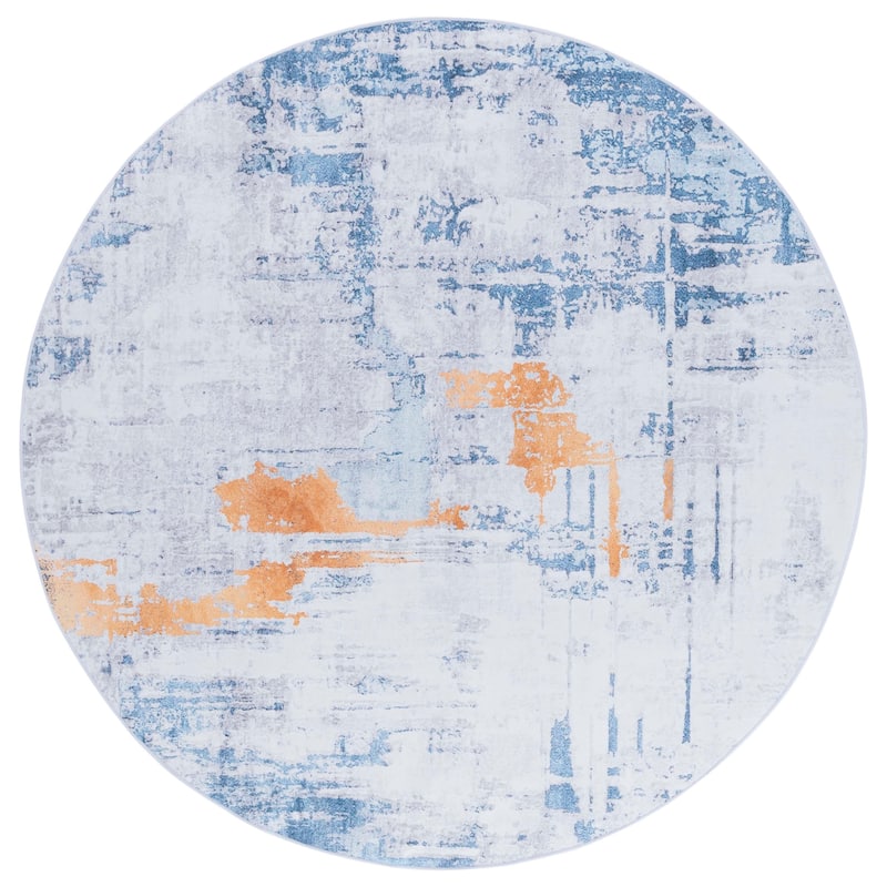 SAFAVIEH Tacoma Machine Washable Slip Resistant Roxanna Modern Abstract