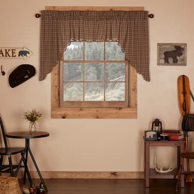 Prescott Swag Scalloped Set of 2 36x36x16 - Swag 36x36x16