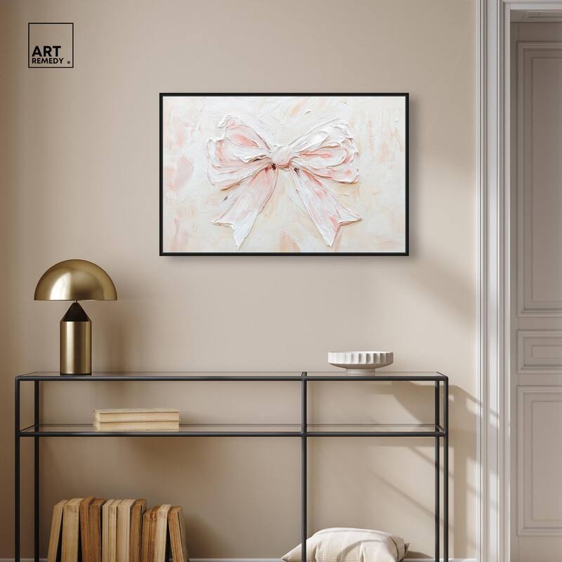 Relief Ribbons Canvas by Art Remedy