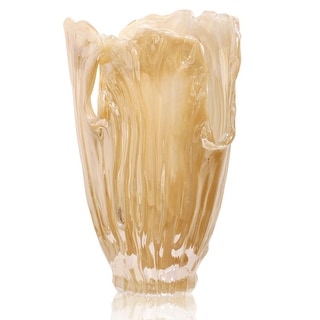 StyleCraft Palma Peach Big Glass Vase - On Sale - Bed Bath & Beyond ...