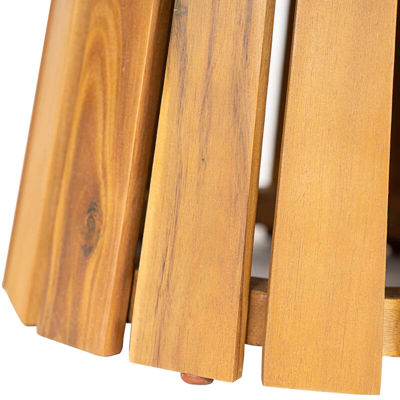 Christopher Knight Home Zephyron Acacia Wood Side Table with Natural Grain