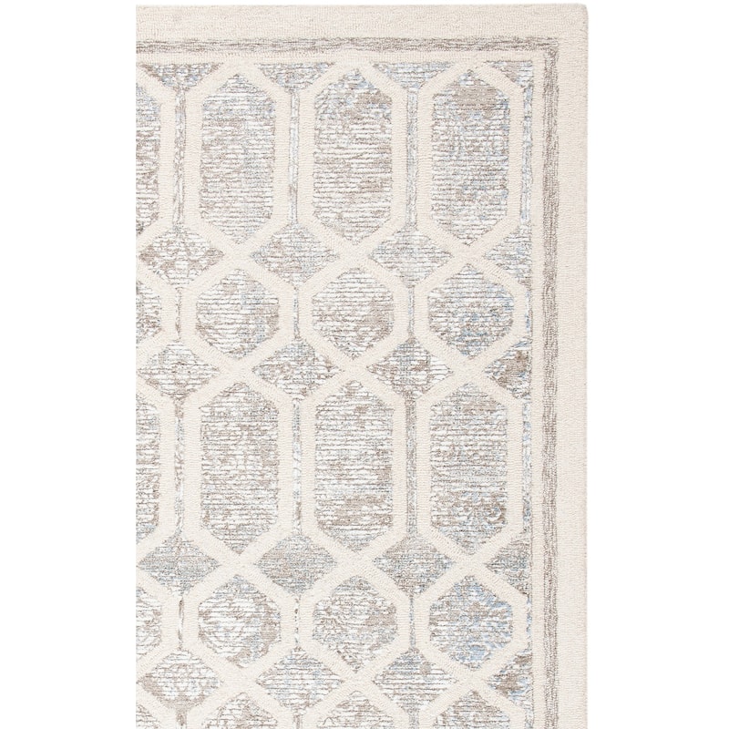 SAFAVIEH, Handmade Artistry Poulia Geometric Wool Rug