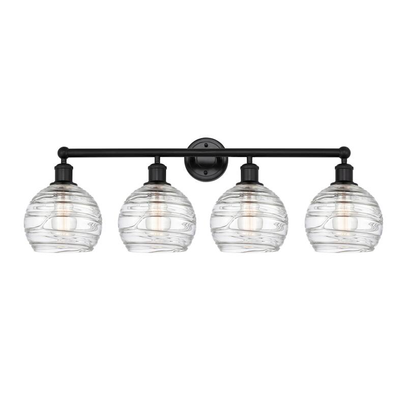 Innovations Lighting Athens Deco Swirl - 4 Light 35" Bath Vanity Light