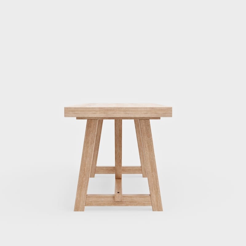 Alpine Furniture Raquel 84 in. W Rectangular Dining Table