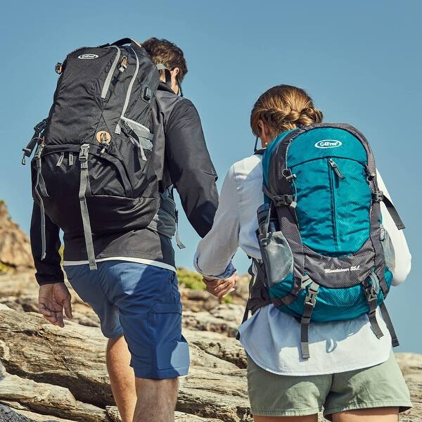 50L Hiking Backpack Waterproof Daypack Outdoor Camping Climbing Backpack with Rain Cover for Men Women - Bed Bath & Beyond - 40365995 50L Hiking Backpack Waterproof Daypack Outdoor Camping Climbing Backpack with Rain Cover for Men Women - Bed Bath & Beyond - 40365995