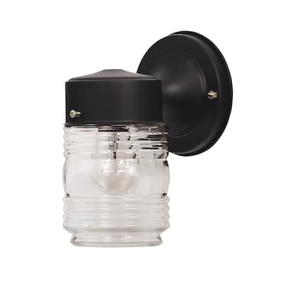 Meridian M50063 8" Tall Outdoor Wall Sconce