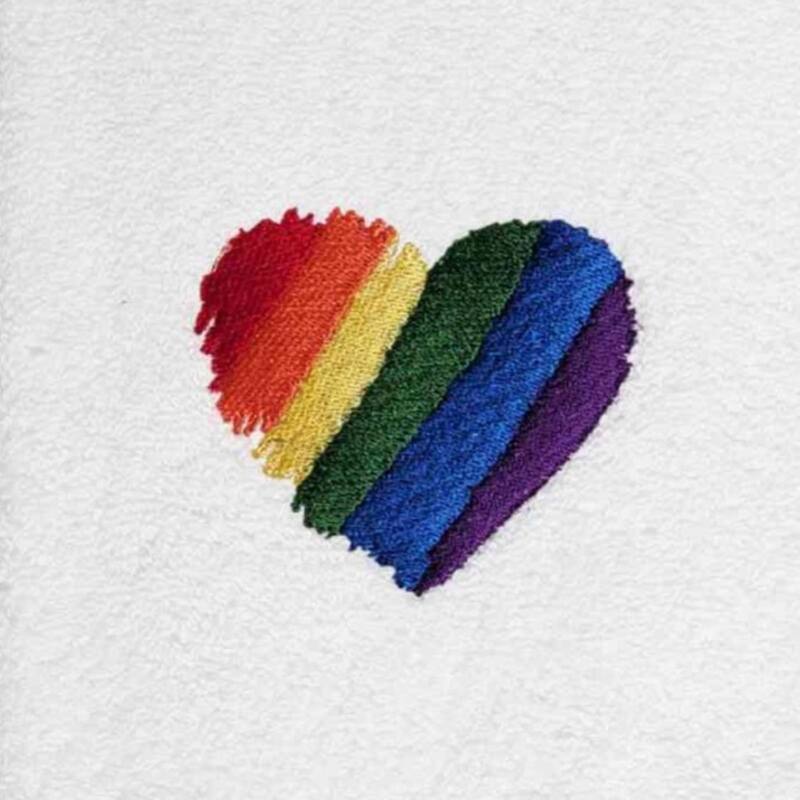 Avanti Heart 2-Pack Hand Towel Set - Hand Towel 2pk Set