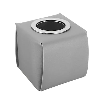 Tissue Box Cover, PU Leather Square Decorative Napkin Paper Towel Dispenser Holder for Countertop Home Office Car