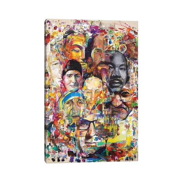 Icanvas The Many Faces Of God By Jon Wassom Canvas Print Overstock