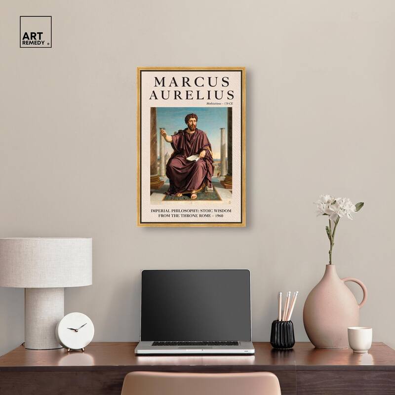 Emperor in Thought Canvas by Art Remedy