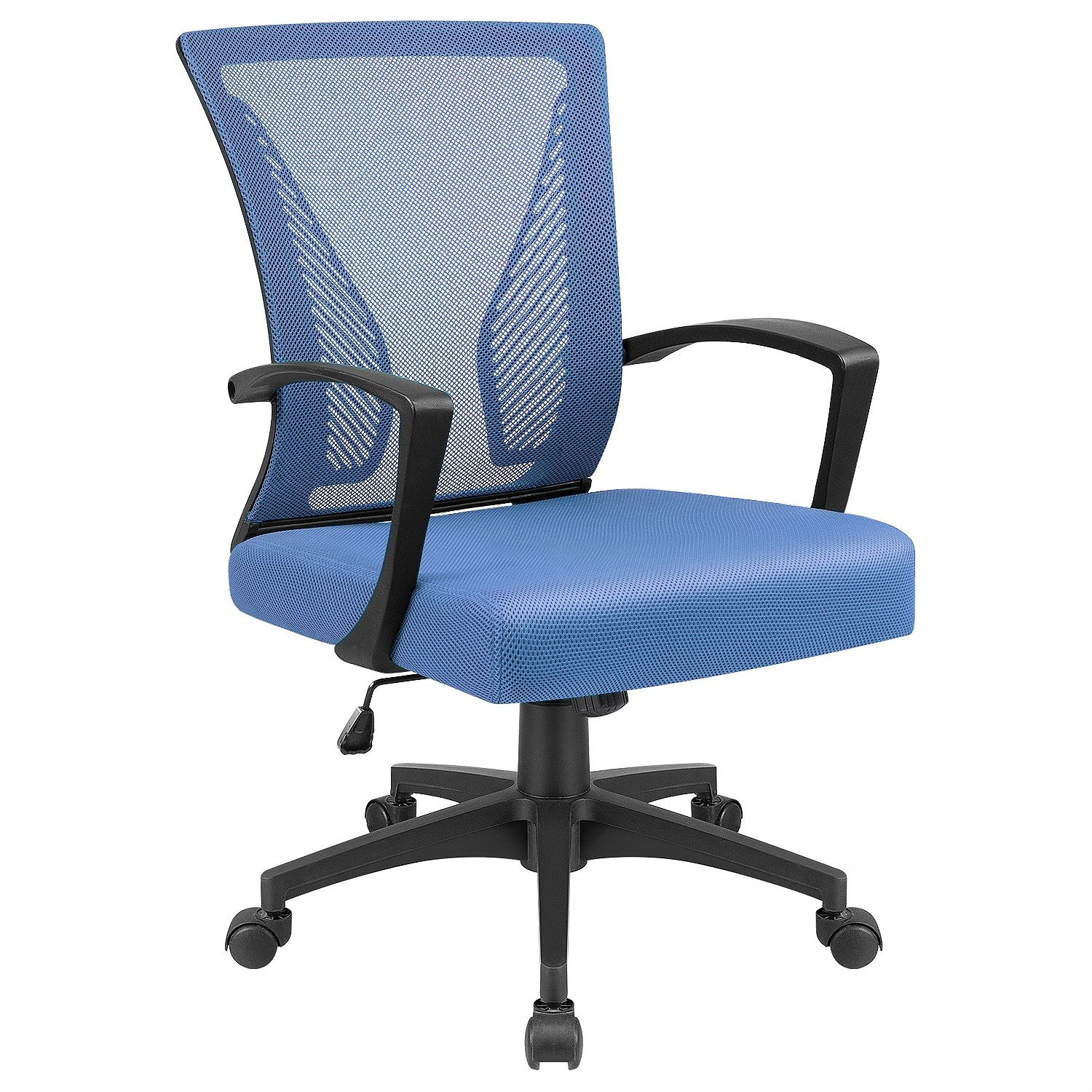 Walnew mesh mid back office chair with lumbar support and armrest deals