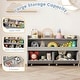 preview thumbnail 6 of 18, Costway Kids Toy Storage Organizer with 2 Movable Drawers Open Shelf - See Details