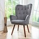 preview thumbnail 21 of 31, Us Pride Furniture Kreedence 26.38" W Microfiber Accent Chair Grey