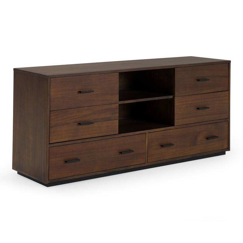 Nova Domus Fantasia Contemporary Walnut Dresser
