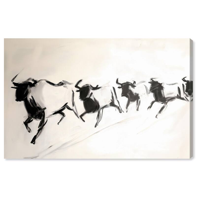 Bovine II Canvas by Art Remedy, Gallery Wrapped - 24" x 16"