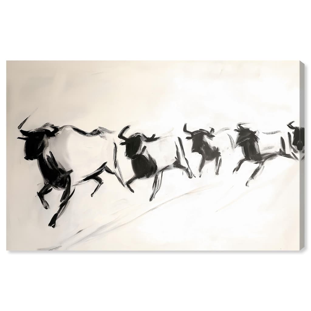 Bovine II Canvas by Art Remedy, Gallery Wrapped